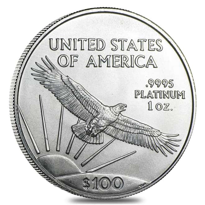 2004 Platinum American Eagle (Statue of Liberty) - 4 coin year set 