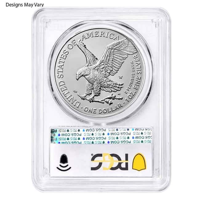 1 oz Burnished Silver American Eagle NGC/PCGS MS/SP 69 (Random Year)