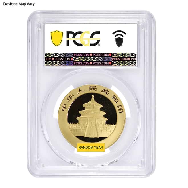 1 oz Chinese Gold Panda NGC / PCGS MS 70 (Random Year)