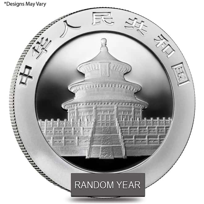 1 oz Chinese Silver Panda .999 Fine BU (Random Year)