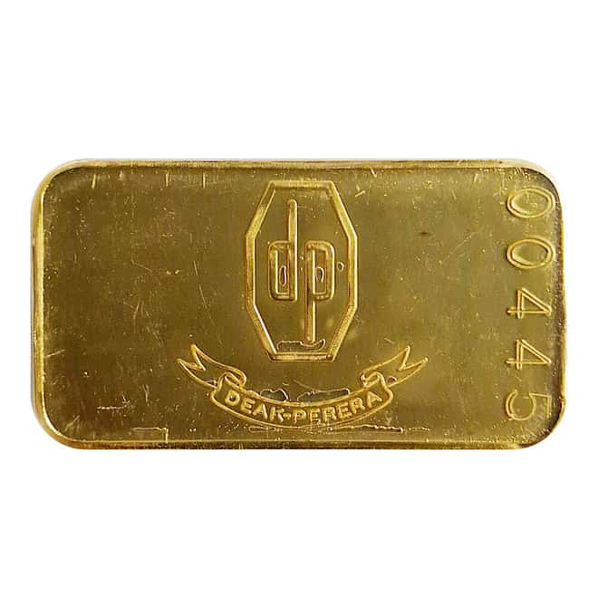 1 oz Deak Perera Vintage Gold Bar .9999 Fine in Assay (Sealed)