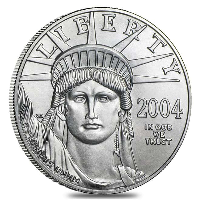 2004 Platinum American Eagle (Statue of Liberty) - 4 coin year set 