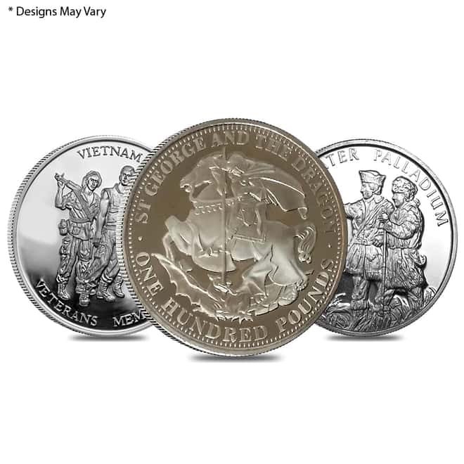 1 oz Generic Palladium Round .9995 Fine (Secondary Market)