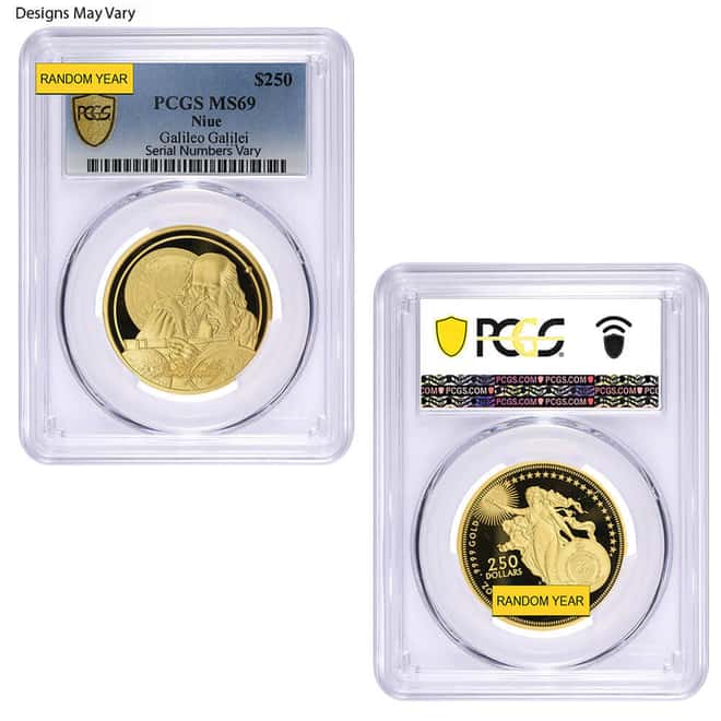 1 oz Gold Coin Random Mint .999+ Fine NGC/PCGS MS/PF 69
