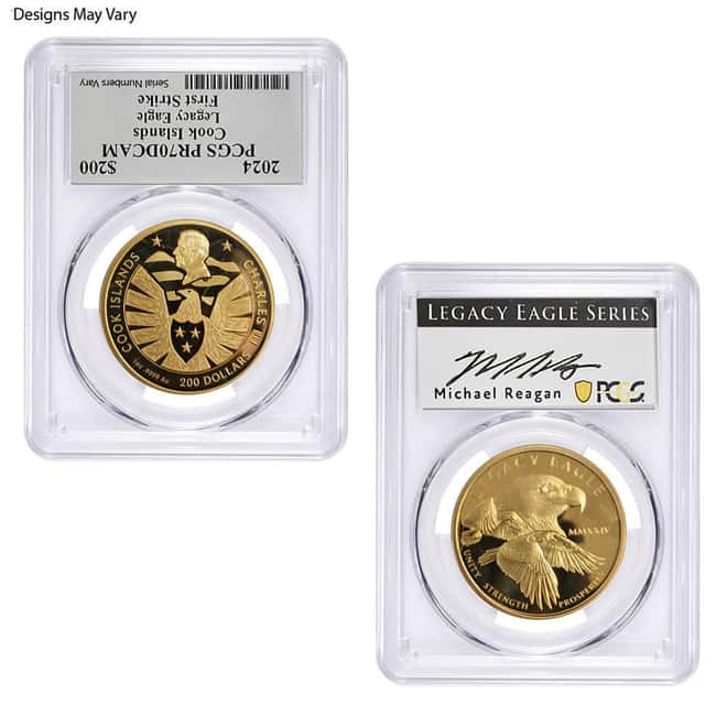1 oz Gold Coin Random Mint .999+ Fine NGC/PCGS MS/PF 70