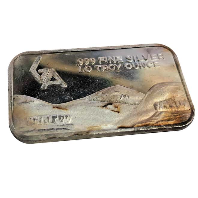 1 oz Golden Analytical Silver Bar .999 Fine