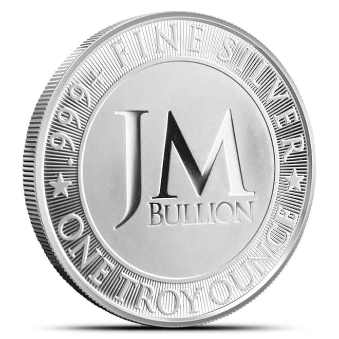 1 oz JM Bullion Buffalo Silver Round .999 Fine