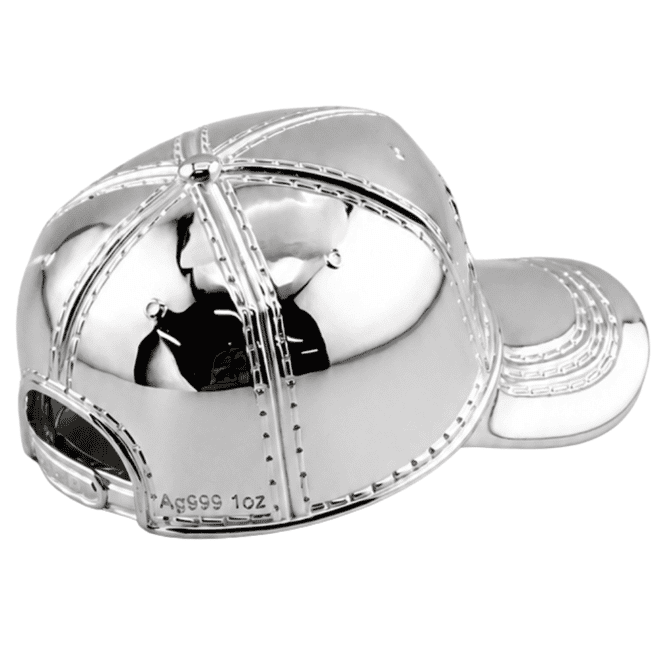 1 oz Make Silver Great Again Cap Shaped Silver .999 Fine