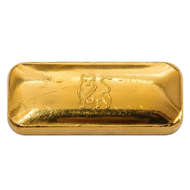 1 oz Merrill Lynch Gold Bar Struck Variation .9999 Fine