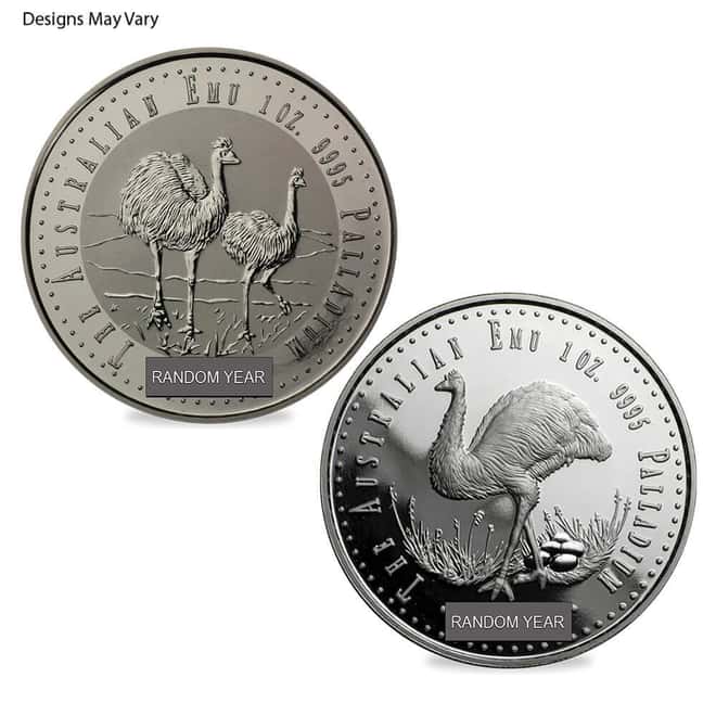 1 oz Palladium Australian Emu Coin Perth Mint BU/Proof (Random Year)