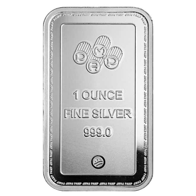 1 oz PAMP Lady of Freedom Silver Bar .999 Fine