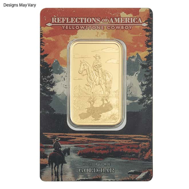 1 oz PAMP Suisse Gold Bar .9999 Fine Random Design (in Assay)