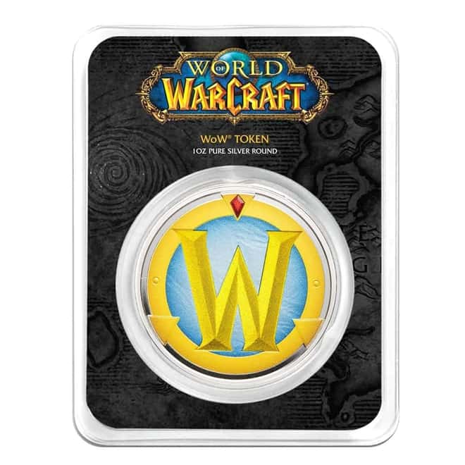 1 oz PAMP Suisse World of Warcraft Silver Token .999 Fine (in TEP)