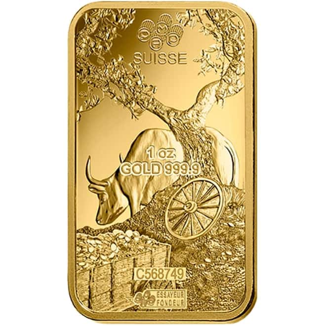 1 oz PAMP Suisse Year of the Ox Gold Bar (In Assay)