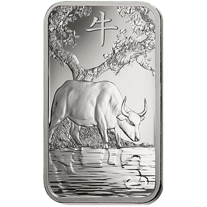 1 oz PAMP Suisse Year of the Ox Platinum Bar (In Assay)