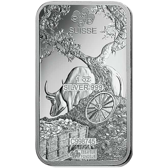 1 oz PAMP Suisse Year of the Ox Silver Bar (In Assay)