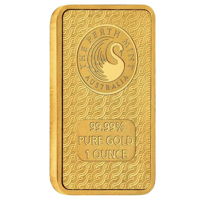 1 oz Perth Mint Lunar Horse Gold Bar .9999 Fine (in Assay)