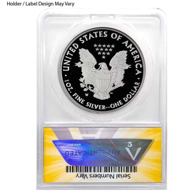 1 oz Proof Silver American Eagle ANACS PF 70 (Random Year)