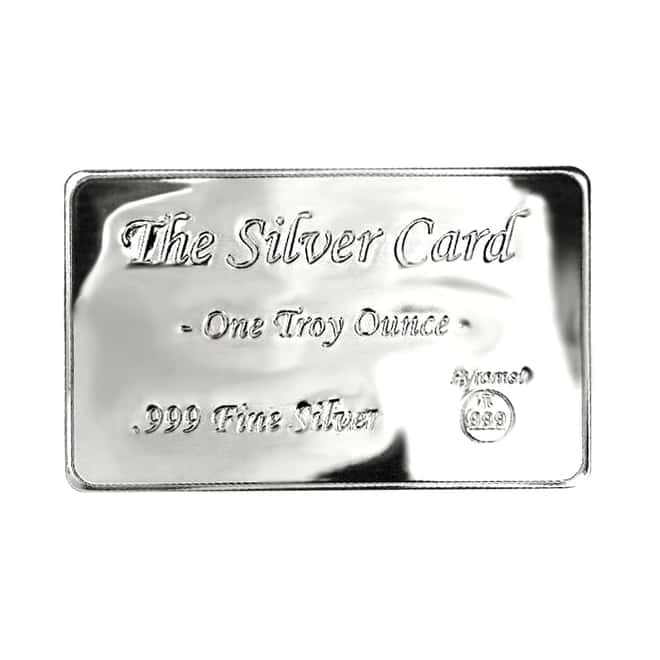 1 oz Pyromet Silver Card .999 Fine (w/COA)