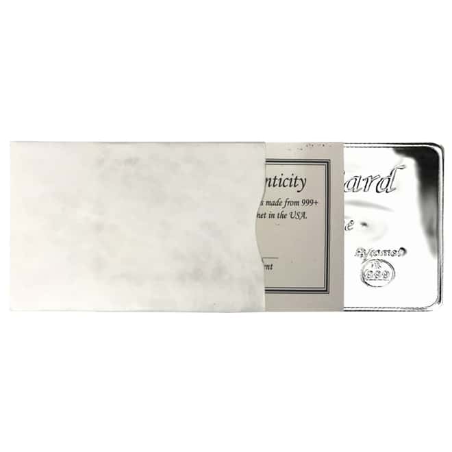 1 oz Pyromet Silver Card .999 Fine (w/COA)