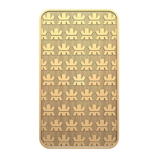 1 oz Royal Canadian Mint RCM Gold Bar .9999 Fine (Proudly Canadian Assay)