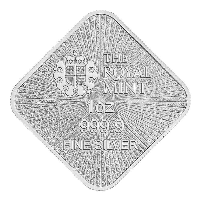 1 oz Royal Mint Britannia and Liberty Silver Bar .9999 Fine