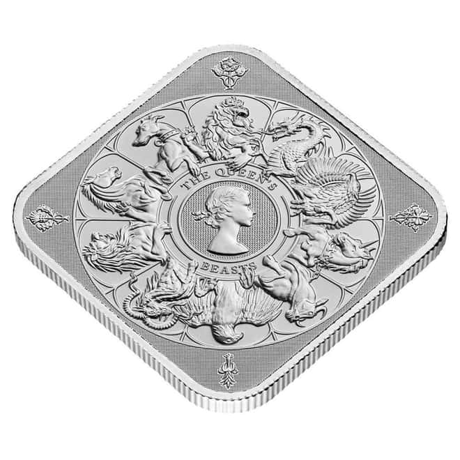 1 oz Royal Mint Queen's Beasts Completer Silver Bar .9999 Fine