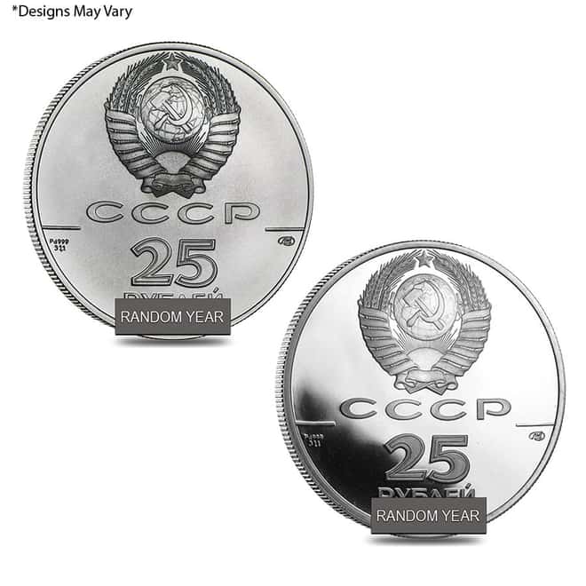 1 oz Russia Palladium Ballerina 25 Roubles BU/Proof (Random Year)