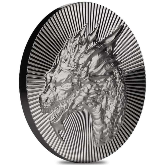 1 oz Scottsdale Stacker Dragon Stacker Silver Round .999 Fine