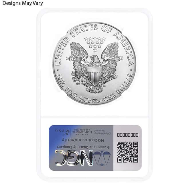 1 oz Burnished Silver American Eagle NGC/PCGS MS/SP 69 (Random Year)
