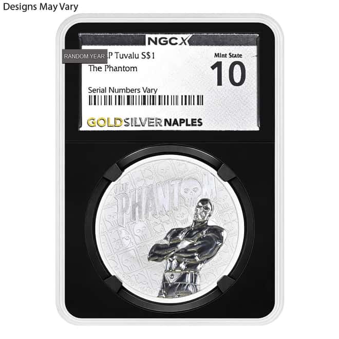 1 oz Silver Coin Random Mint NGCX MS 10 (Random Design/Year)