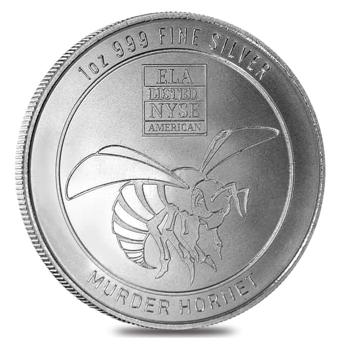 1 oz Silver Envela Murder Hornet Round .999 Fine
