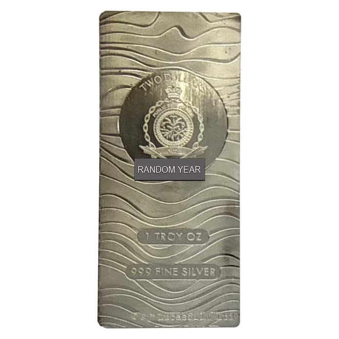 1 oz Star Wars Mandalorian Beskar Silver Coin Bar (Random Year)