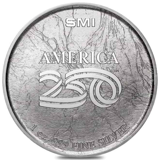 1 oz Sunshine Mint American Eagle 250th Anniversary Silver Round .999 Fine