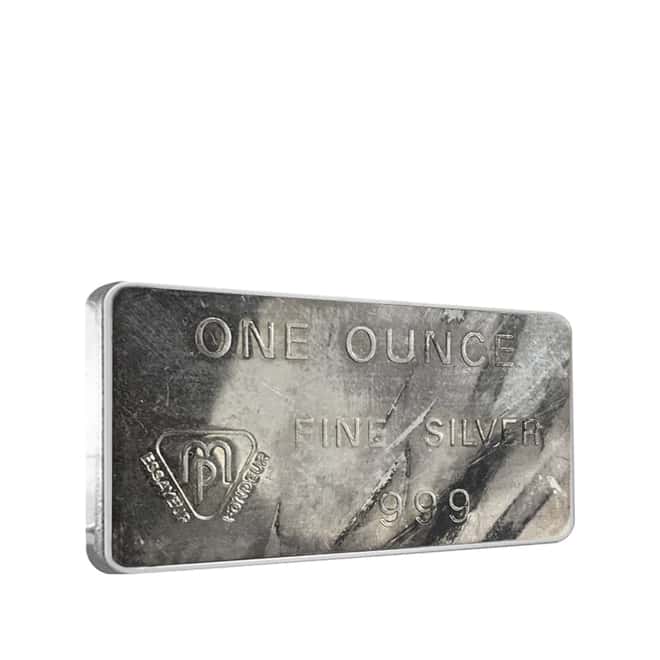1 oz Swiss Bank Corporation MP Silver Vintage Bar .999 Fine (Secondary Market)