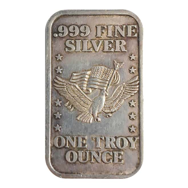 1 oz U.S. Assay Office Silver Bar .999 Fine