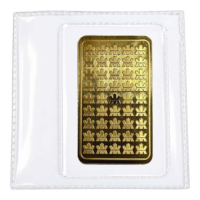 1 oz Vintage Royal Canadian Mint Gold Bar .9999 Fine (Sealed)
