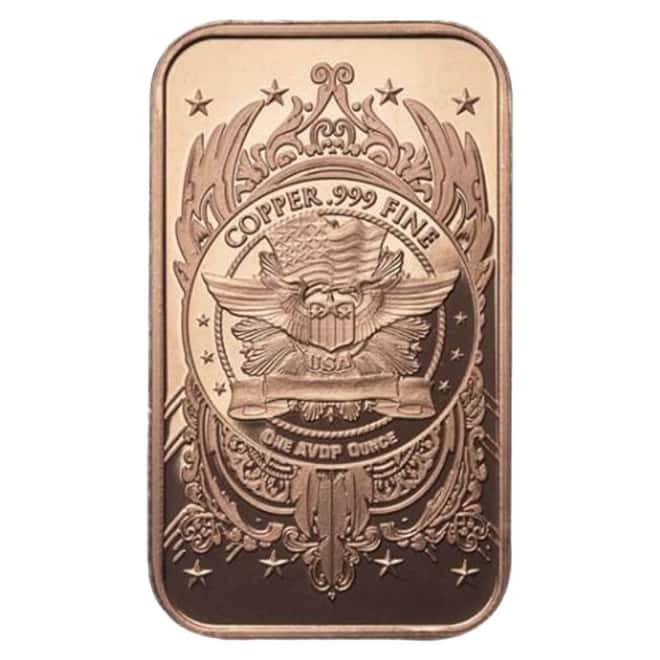 Tube of 20 - 1 oz Walking Liberty Copper Bar .999 Fine