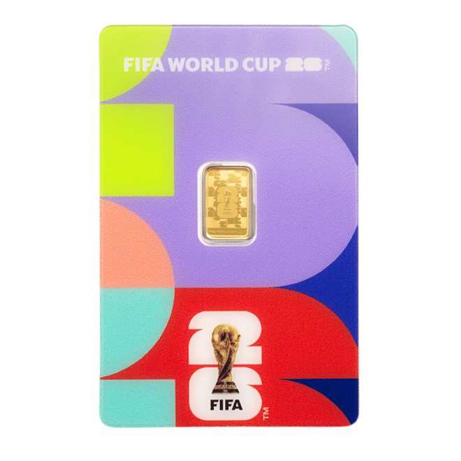 1 Gram PAMP Suisse FIFA World Cup 26™ Gold Bar .9999 (in Assay)