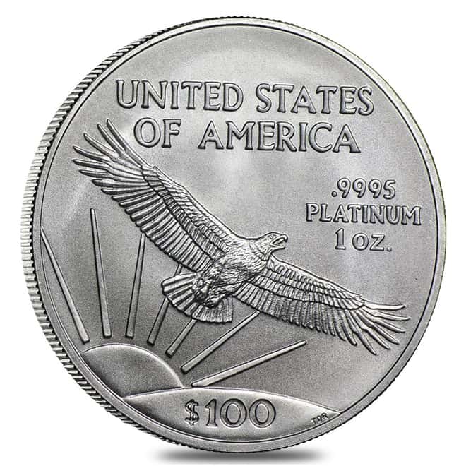 2005 Platinum American Eagle (Statue of Liberty) - 4 coin year set 