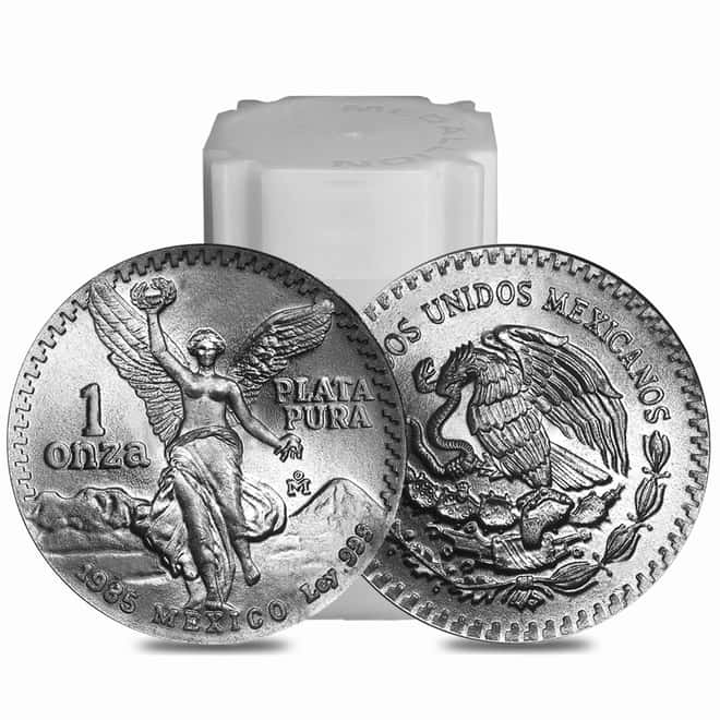 1985 1 oz Silver Mexican Libertad BU