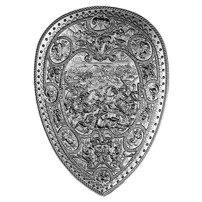 2 oz South Korea Silver Shield of Henry II Stackable .999 Fine