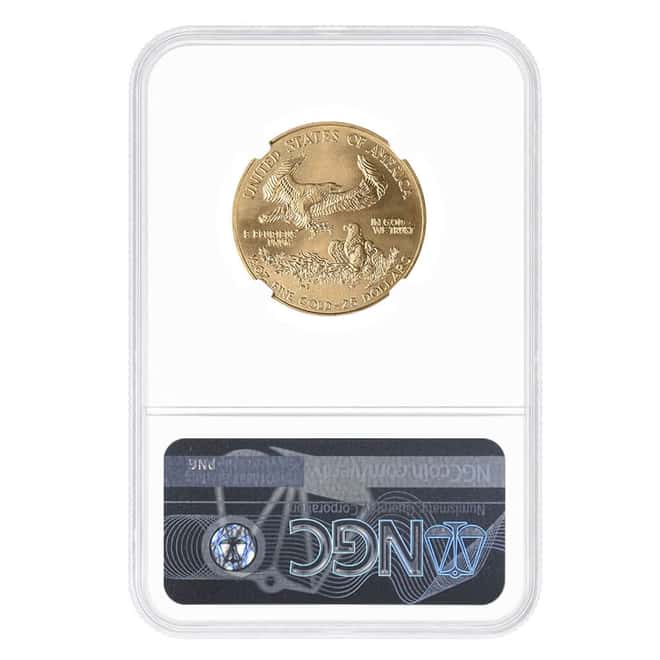 2000 1/2 oz $25 Gold American Eagle NGC MS 69