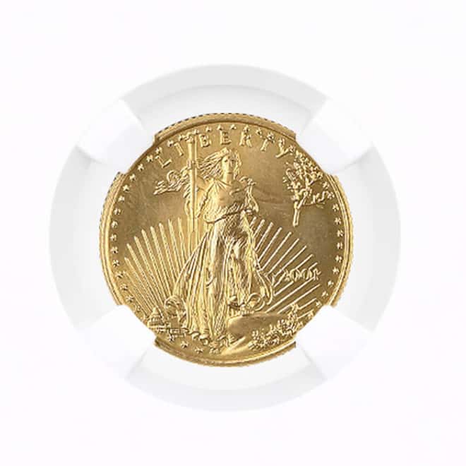 2001 1/4 oz $10 Gold American Eagle NGC MS 69