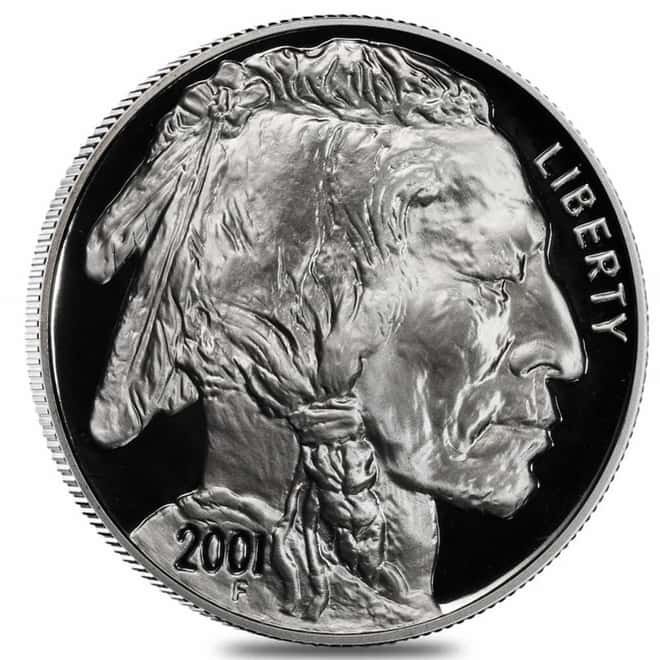 2001-P Proof Silver American Buffalo $1 Coin Commemorative