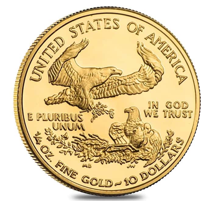 2001 W 1/4 oz $10 Proof Gold American Eagle (w/Box & COA)