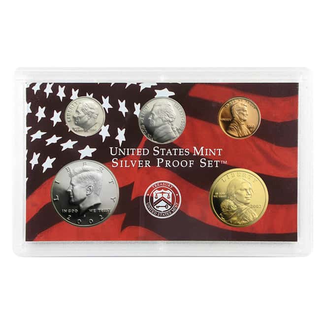2002-S US Mint Proof Silver Set (w/Box & COA)
