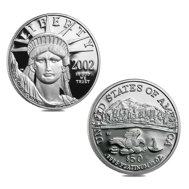 2002-W 1.85 oz Proof Platinum American Eagle 4-Coin Set (w/Box & COA)