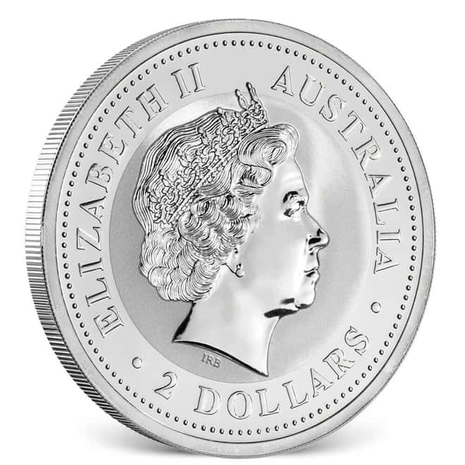 2006 2 oz Silver Lunar Dog BU Australian Perth Mint (Series I)