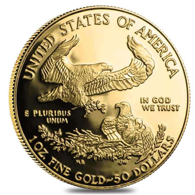 2002 W 1 oz $50 Proof Gold American Eagle (w/Box & COA)